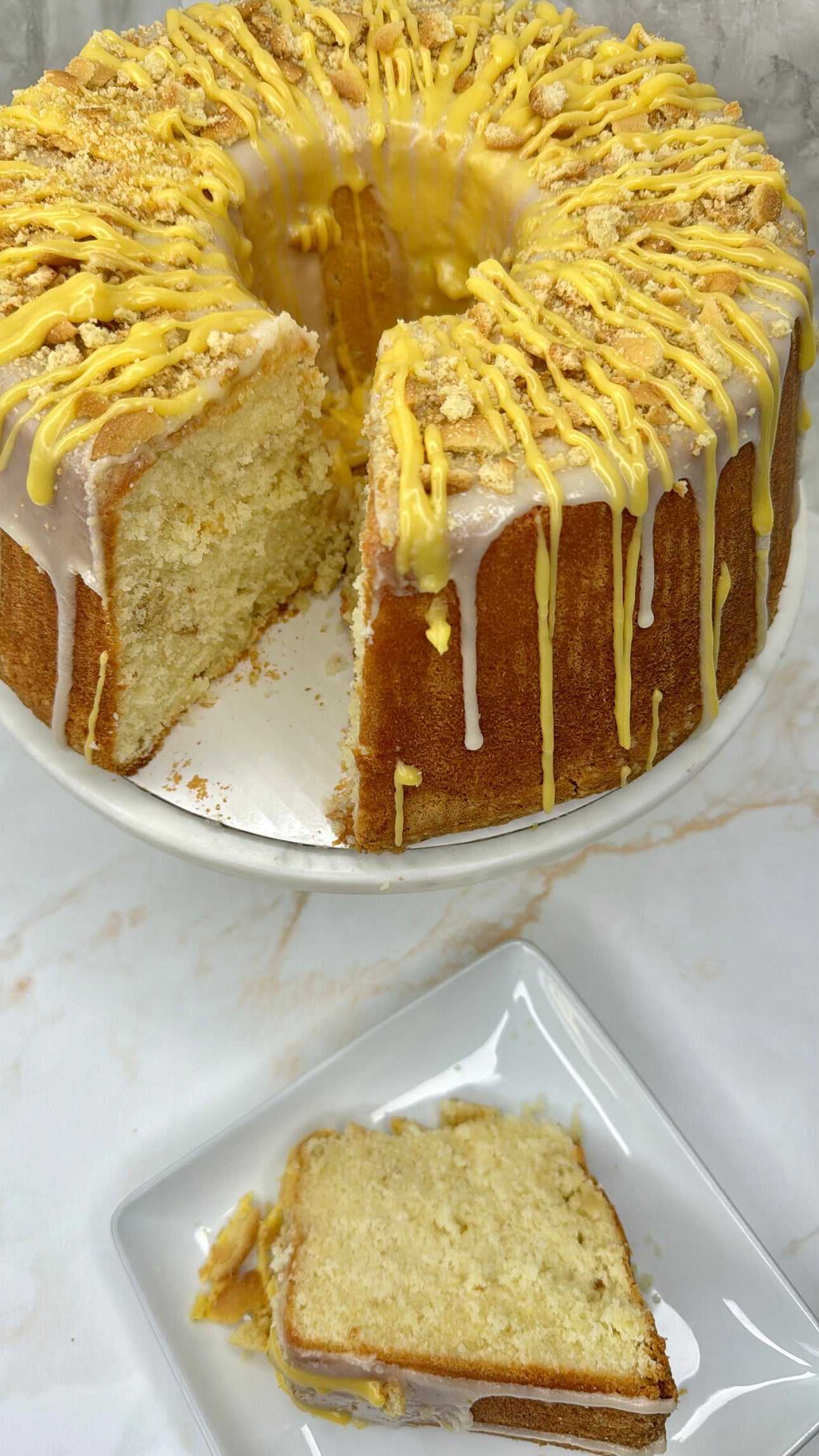 Banana Pudding Pound Cake