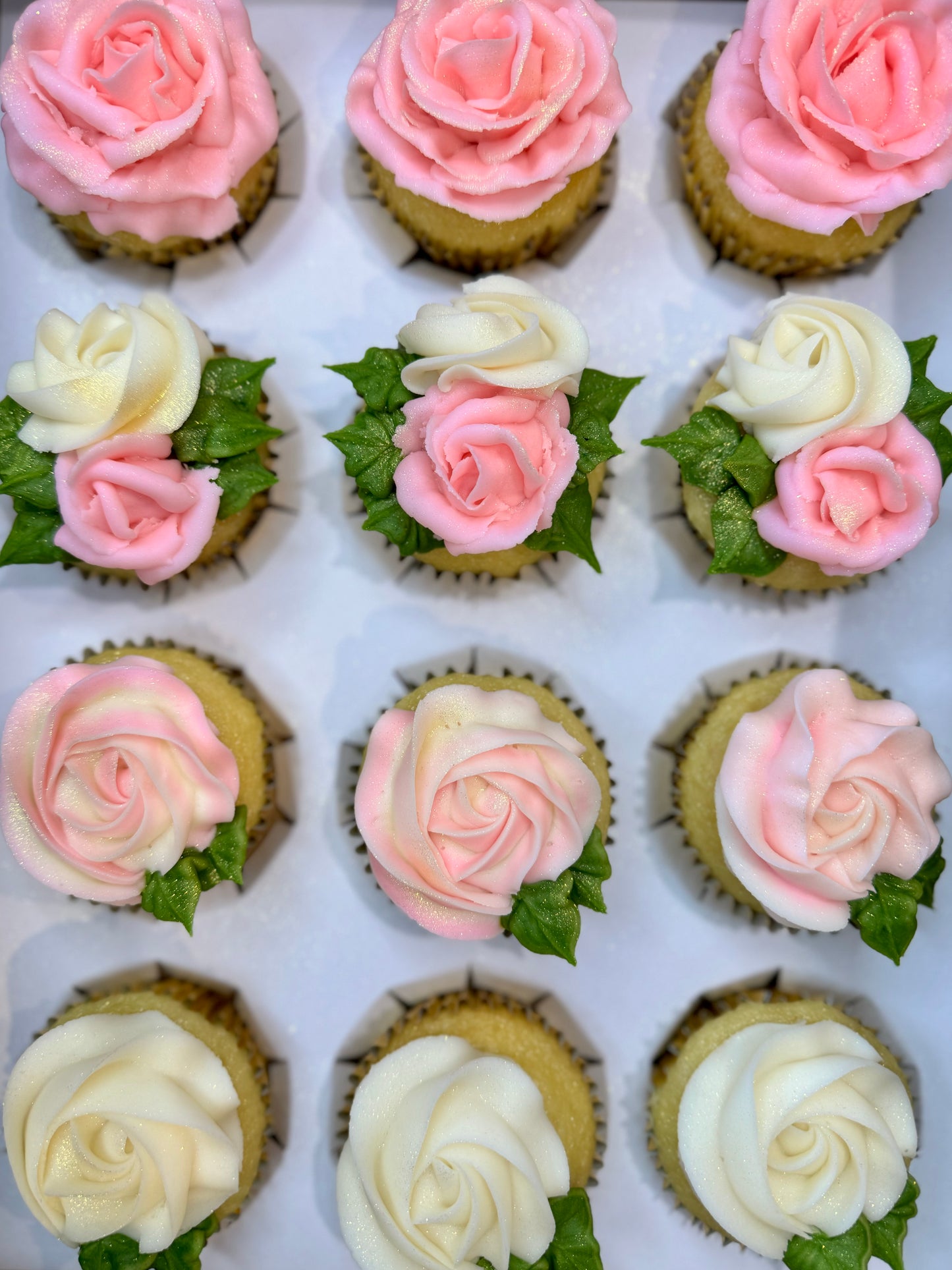 Dozen Floral Cupcakes- Mothers Day