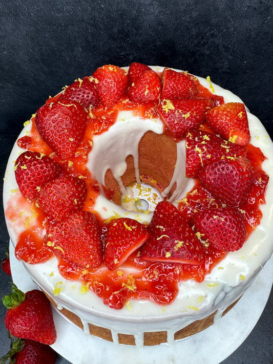 Strawberry Pound Cake