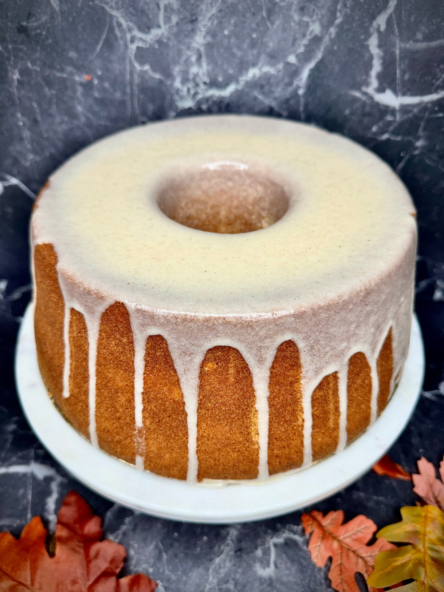 Sweet Potato Pound Cake w/ Spiced Cream Cheese