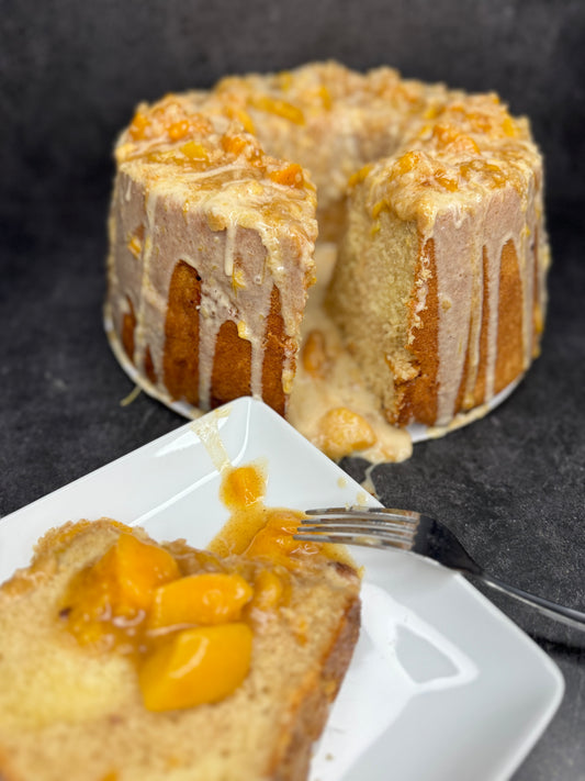 Peach Cobbler Pound Cake