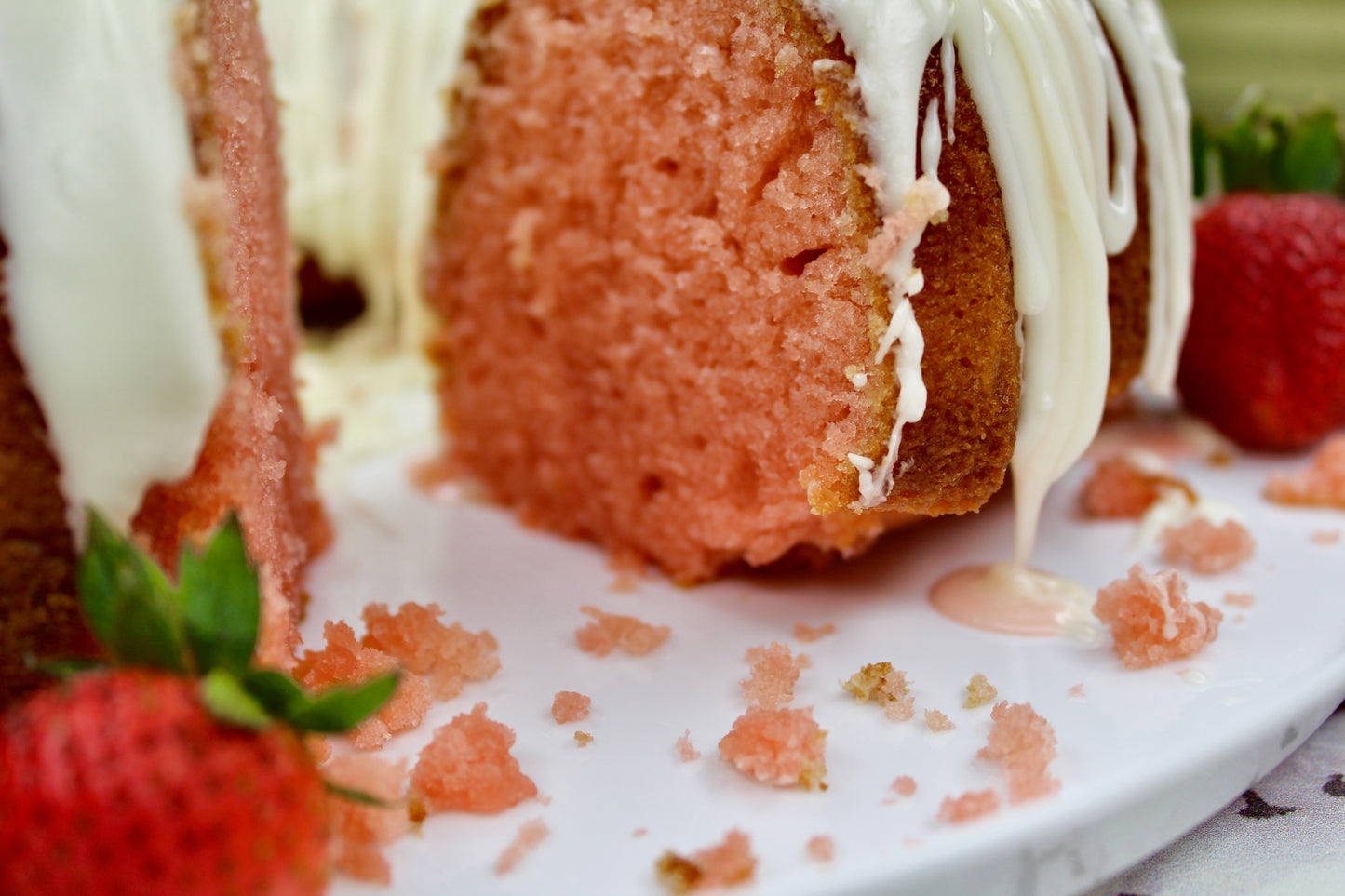 Homestyle Strawberry Cake